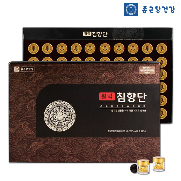 [종근당건강] 활력 침향단 3.75g X 60환