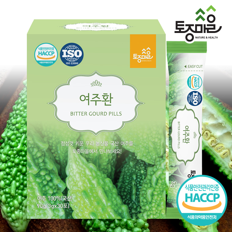 [토종마을]HACCP인증 국산 여주환 30스틱 (3gx30포) 