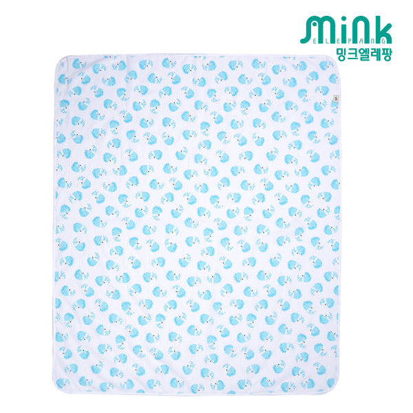  60수 고슴이 면 리플 이불 2종 택1 (블루/핑크)