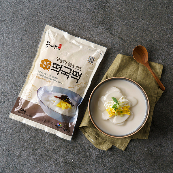 무농약 멥쌀로 만든 냉동 떡국떡 (500g)