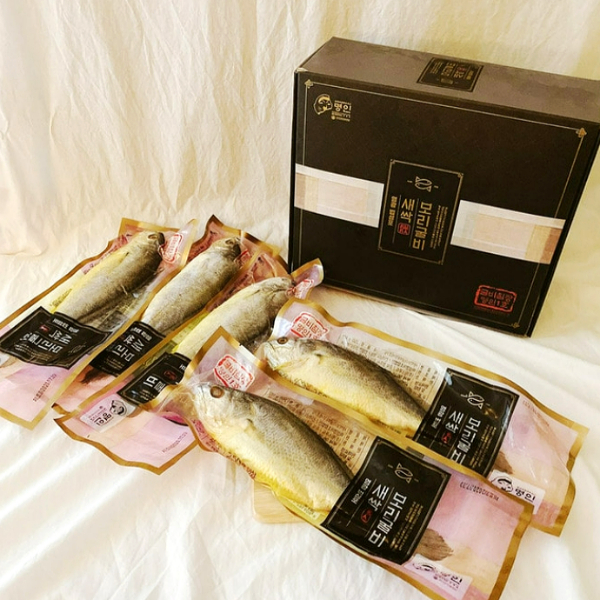 (침장명인1호) 명품 영광법성포 새싹보리굴비 5미 (250gX5) 10미 (250X10) 선물세트