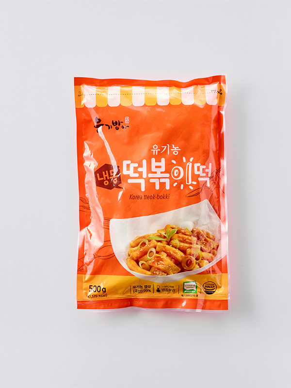 유기농 쌀로 만든 떡볶이떡 (500g)