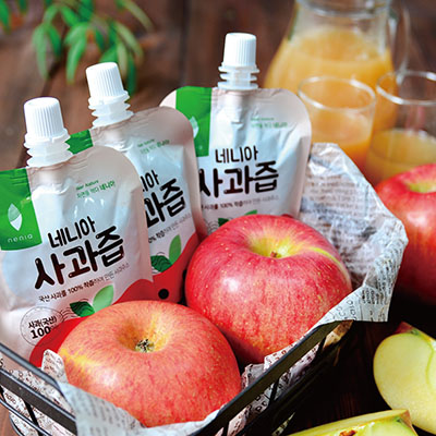 네니아 사과즙 100ml x 10개 대표이미지 섬네일