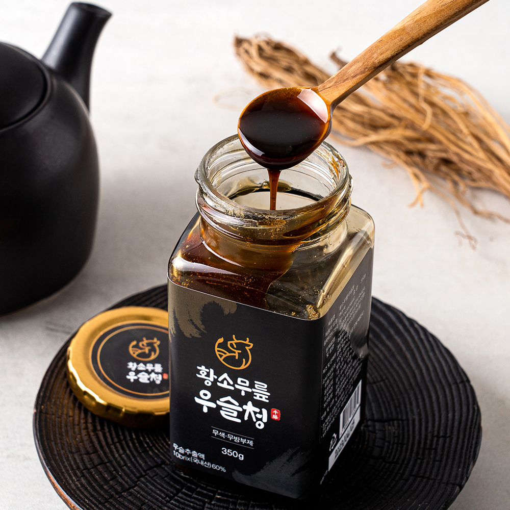 황소무릎우슬청 선물세트 / 유리병350g, 스틱형 10g*40포(2박스)