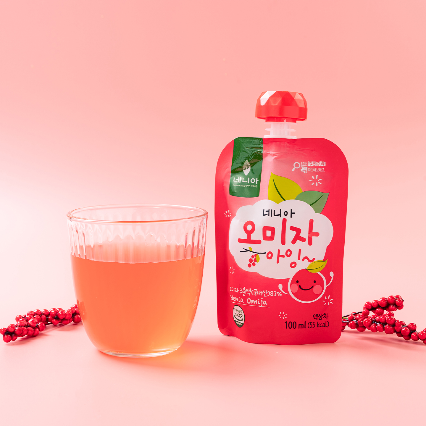 네니아 오미자아잉 100ml x 10개 대표이미지 섬네일
