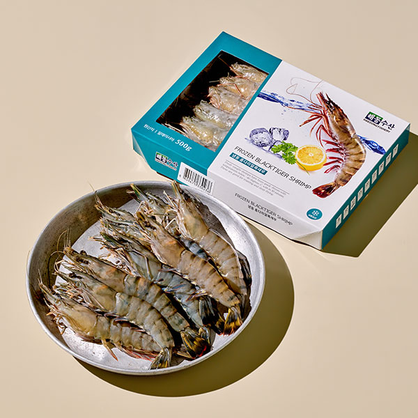 블랙타이거새우(12마리, 500g)