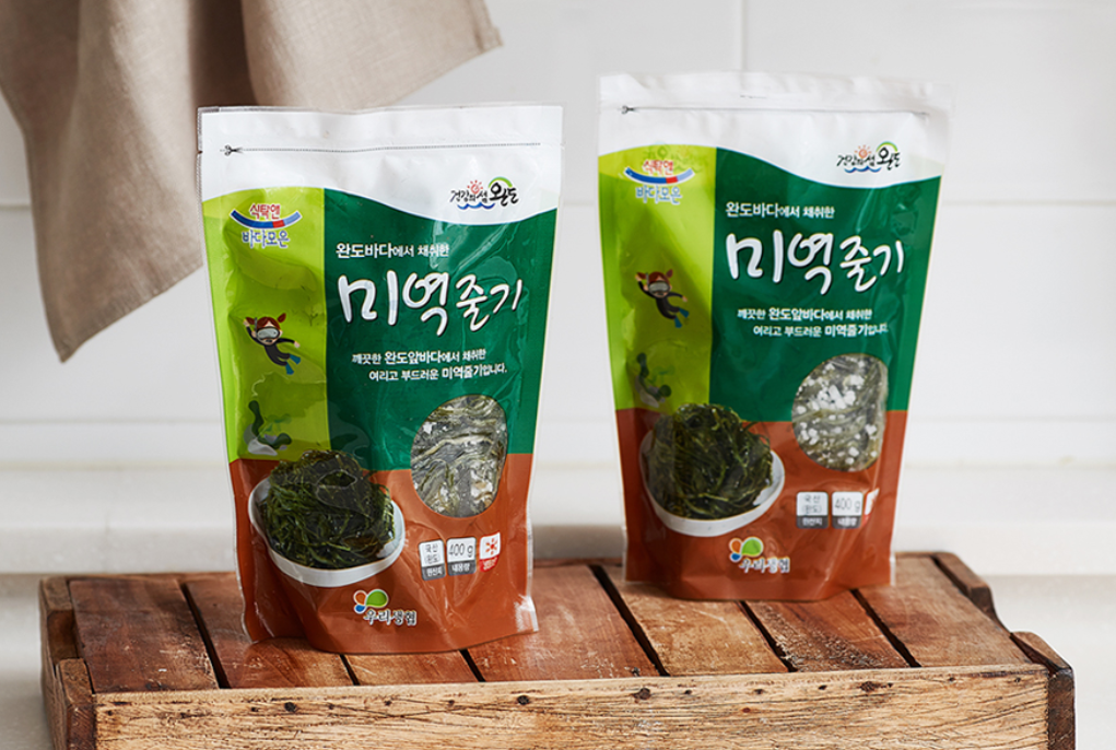 염장미역줄기 (400g)