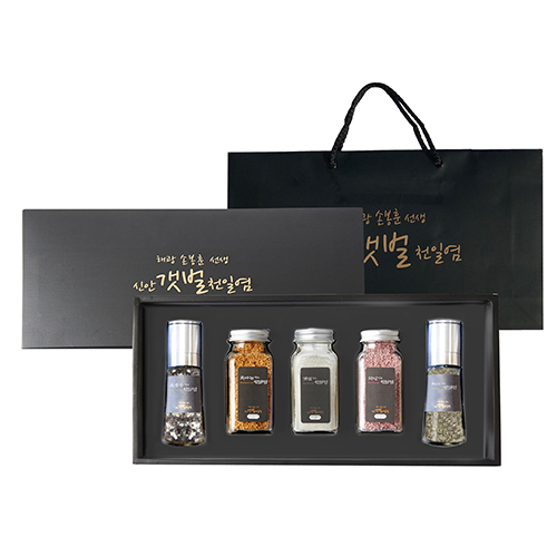 [설선물 마음전송]</br> 시즈닝솔트 그라인더 2종세트/쇼핑백포함