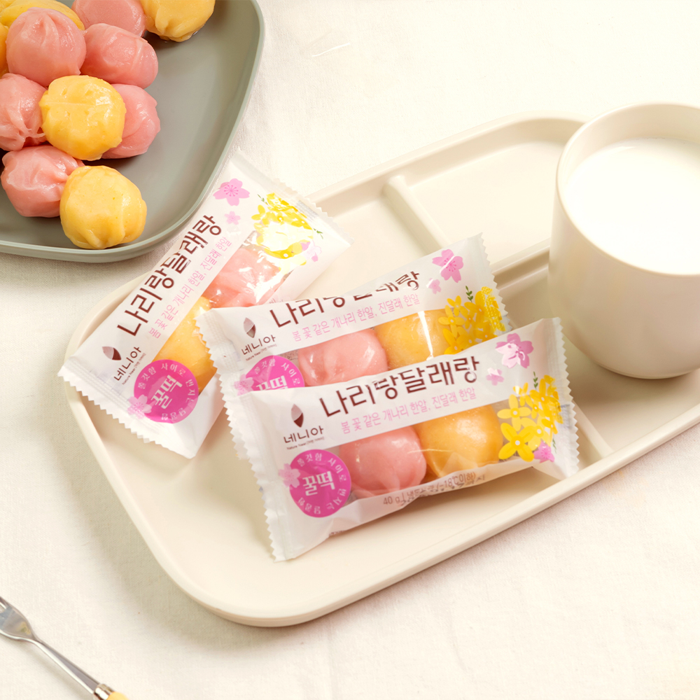 네니아 꿀떡 나리랑 달래랑 1kg (40g x 25개입)