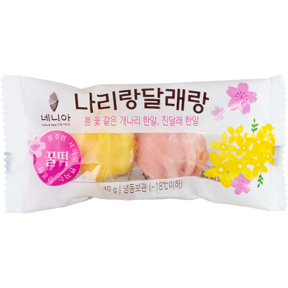 네니아 꿀떡 나리랑 달래랑 1kg (40g x 25개입)