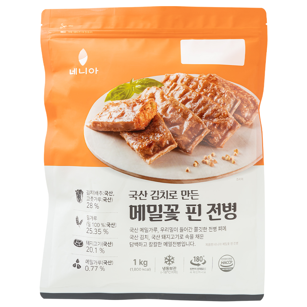 네니아 메밀꽃 핀 전병 1kg(30g x 33개 내외)