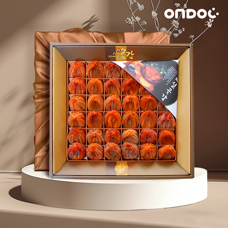 [온도씨]상주곶감 선물세트 대봉 건시 1.6kg 30-36과 (채반)