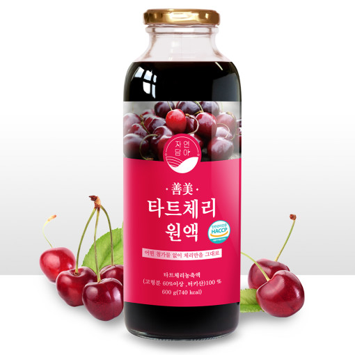[내츄럴 코어] 자연담아 선미 타트체리원액 (Jayeondama sunmi Tart Cherry Concentrate Juice)
