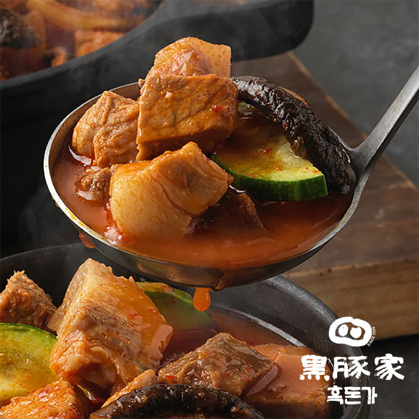 [흑돈가]제주 흑돼지 짜글이(2인분,냉장415g)