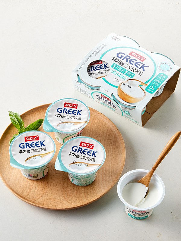 유기농 그릭요거트 달지않은 플레인 (80g×4입)