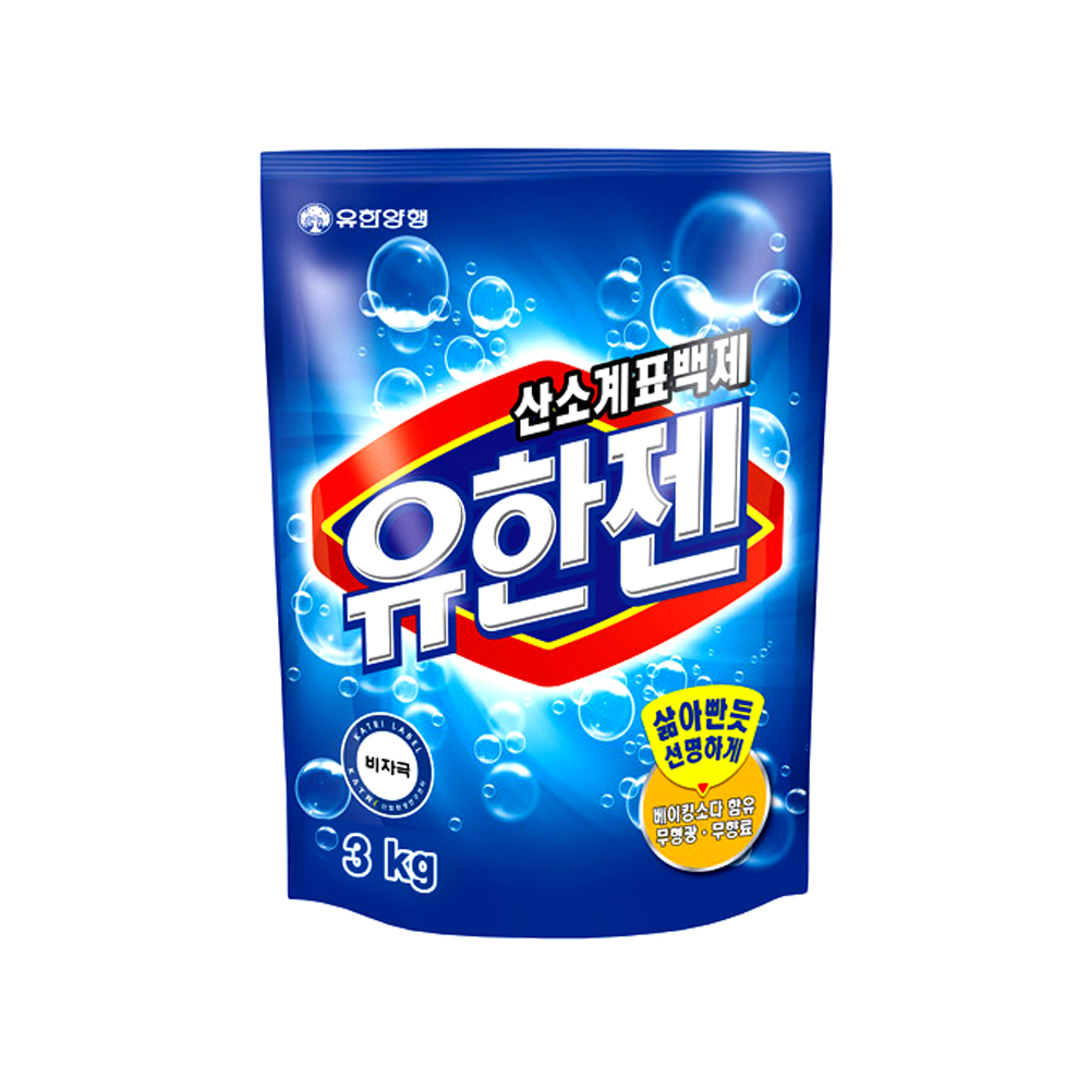 [유한양행]유한젠 산소계표백제(분말) 파우치형 3kg 대표이미지 섬네일