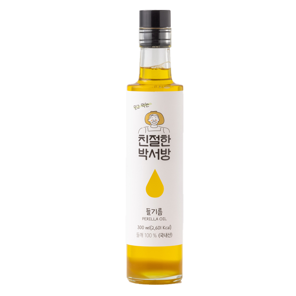 [친절한박서방] 국산 100% 들깨로 만든 들기름 300ml