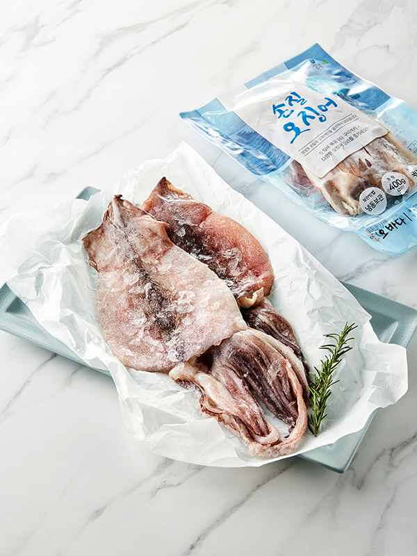 손질오징어 (2미, 400g)