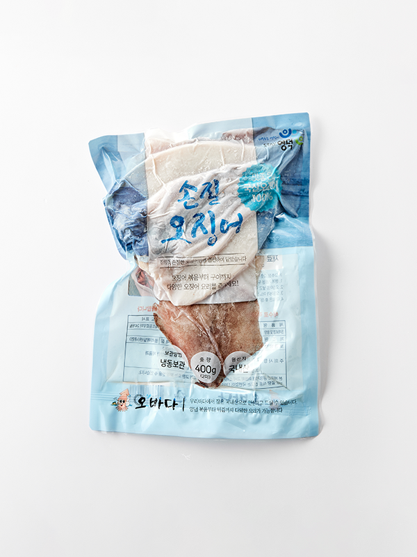 손질오징어 (2미, 400g)