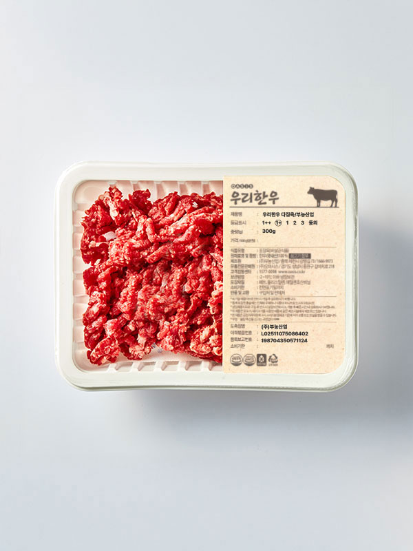 1등급이상 우리한우 다짐육(300g)