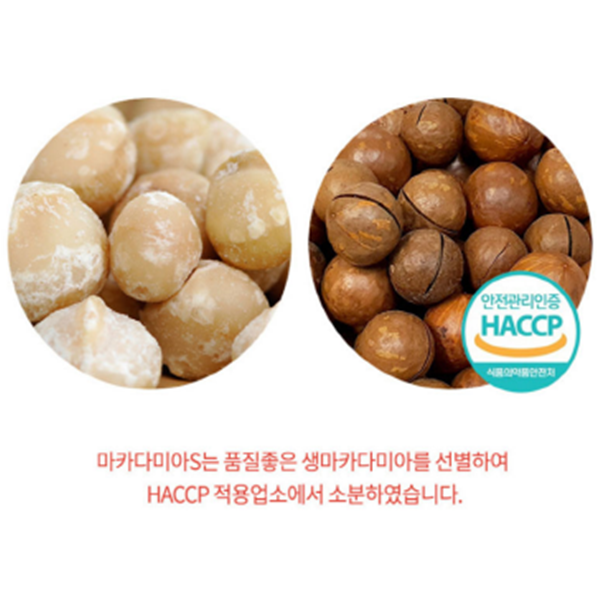 [1+1]  마카다미아  까먹는 넛트패밀리 마카다미아S 450g 250g 200g