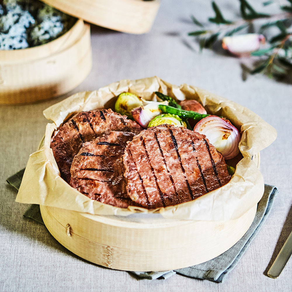 [앱솔리][1+1] 농부가 씨를 뿌린 고기 180g(90X2개입) 콩고기 채식 패티 식물성 고기