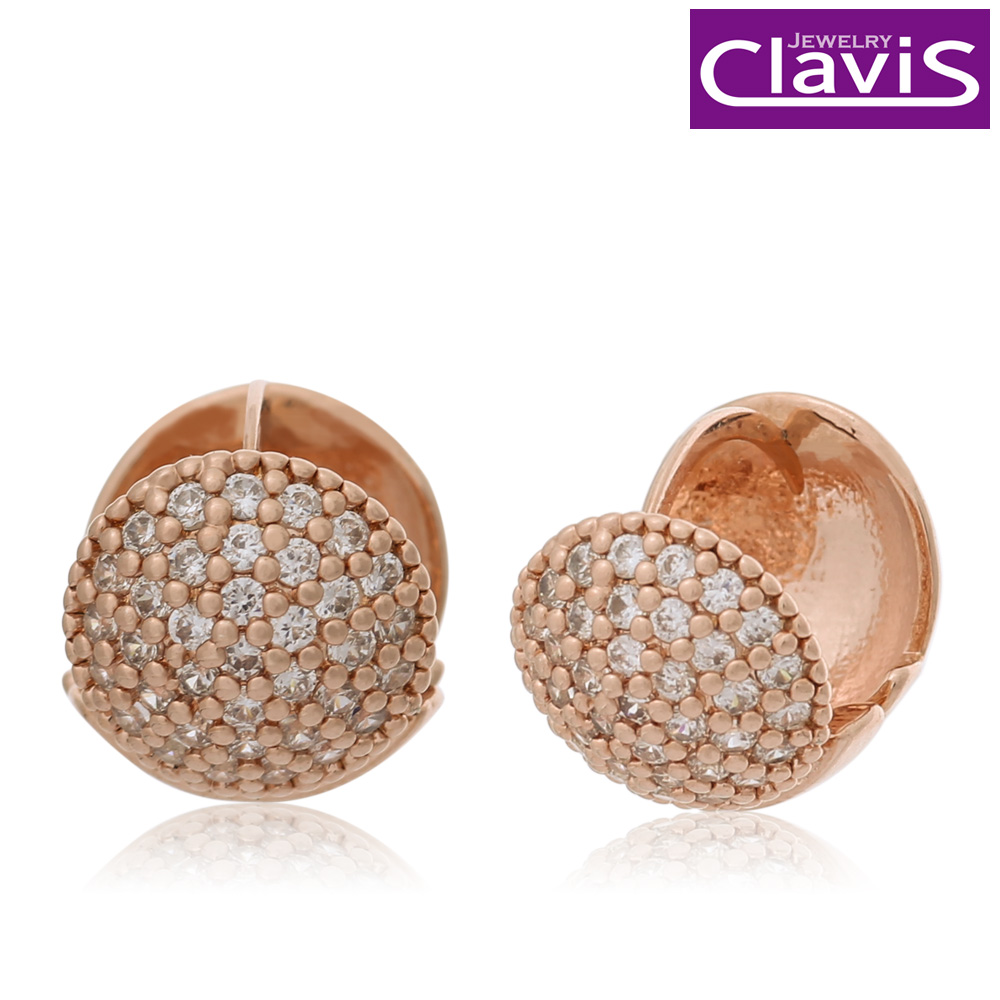 Clavis [클라비스] 14k 그라벨 원터치 귀걸이 CL14kp EGP107