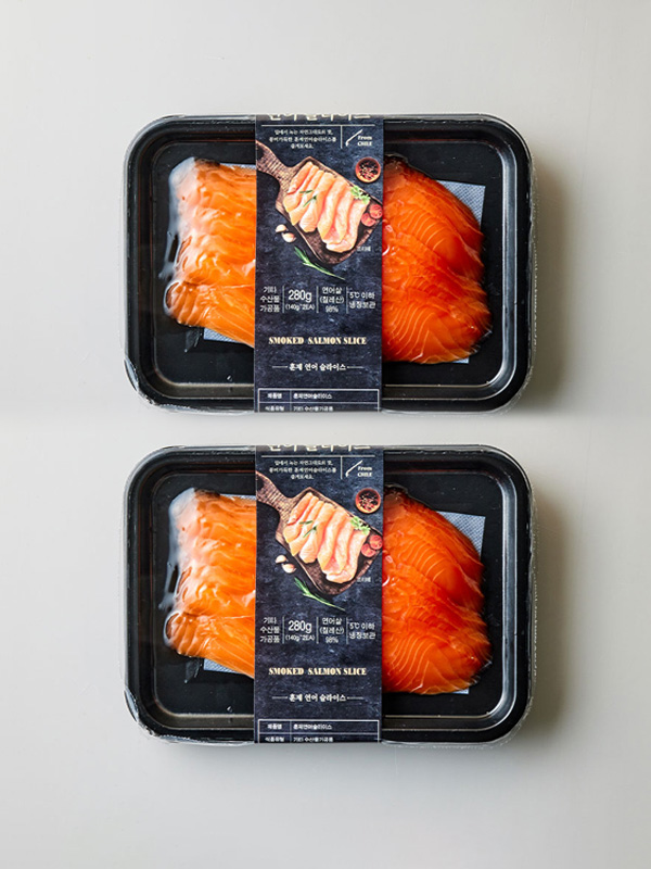 (140g+140g) 훈제연어슬라이스