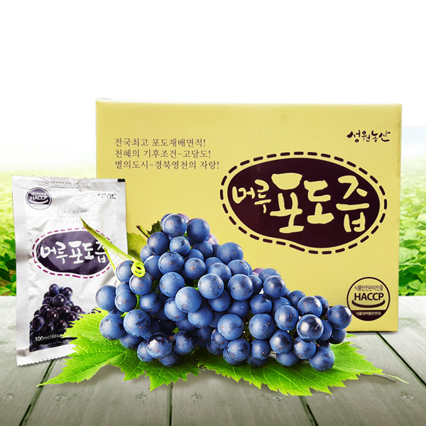 성원농산 머루포도즙 30포 50포 HACCP