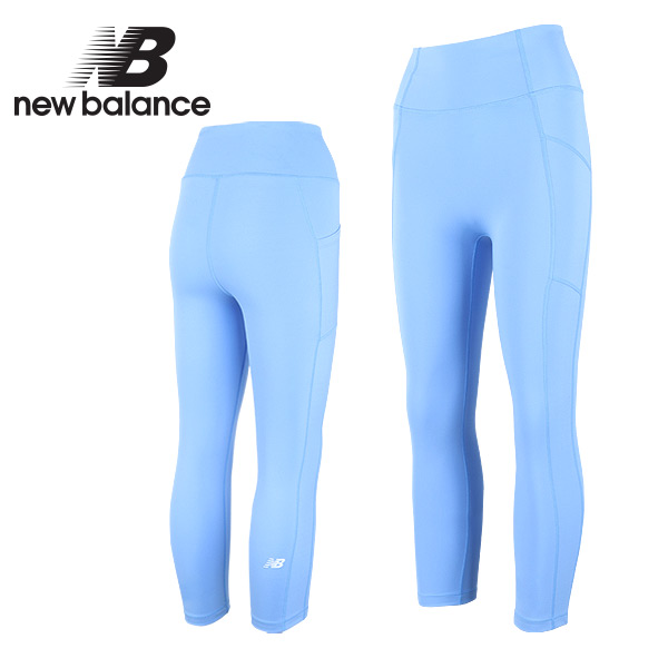 뉴발란스 여성 9부 레깅스(NBNS82W402_BLUE)_블루