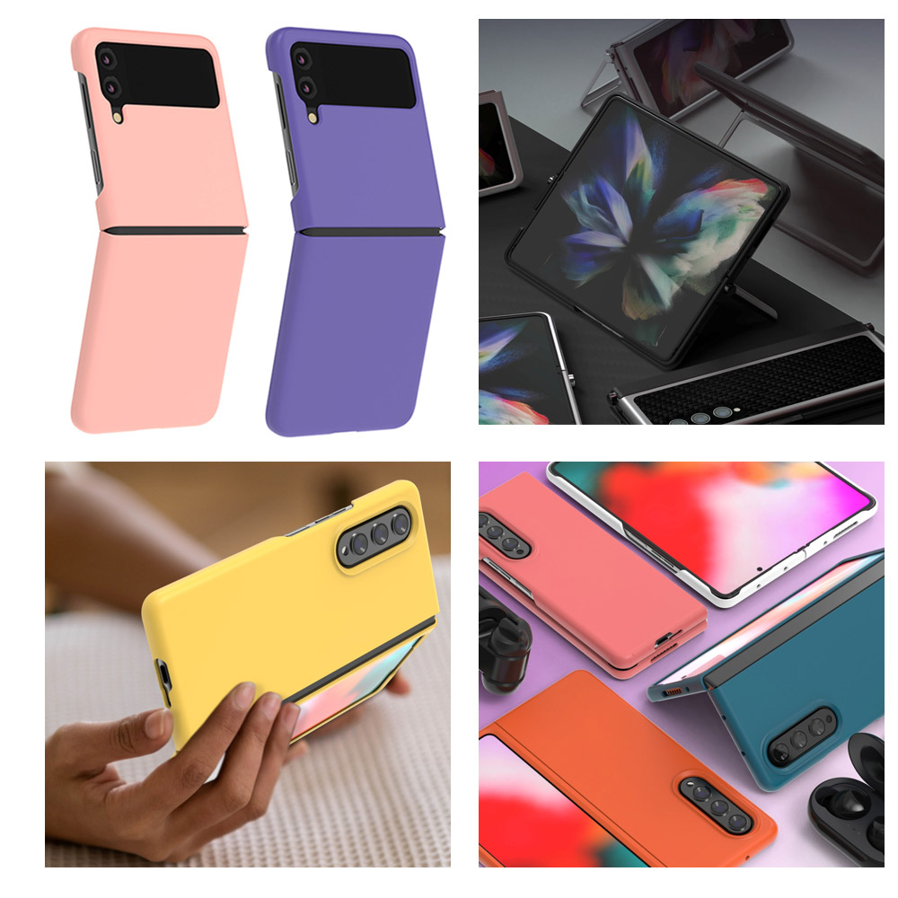 갤럭시 Z 플립3 폴드3 스탠드 케이스 알파 파스텔 슬림케이스 모음전