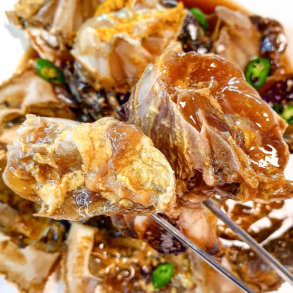 짜지 않은 저염식 수제 국산 꽃게 간장게장 1.5kg(2~3마리)