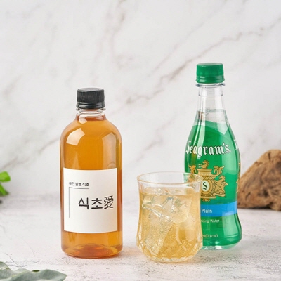 식초애 전통 자연발효 마시는 사과 파인애플 생강 식초 비니거 500ml+500ml 대표이미지 섬네일