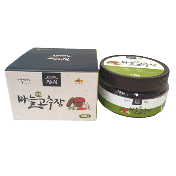 100% 국내산 의성 장마늘 사과 마늘 고추장 500g, 1Kg