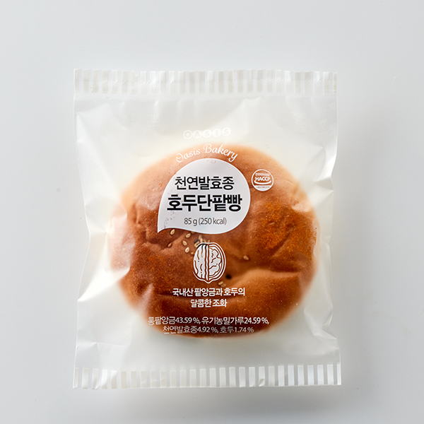 천연발효종 호두단팥빵 (85g)