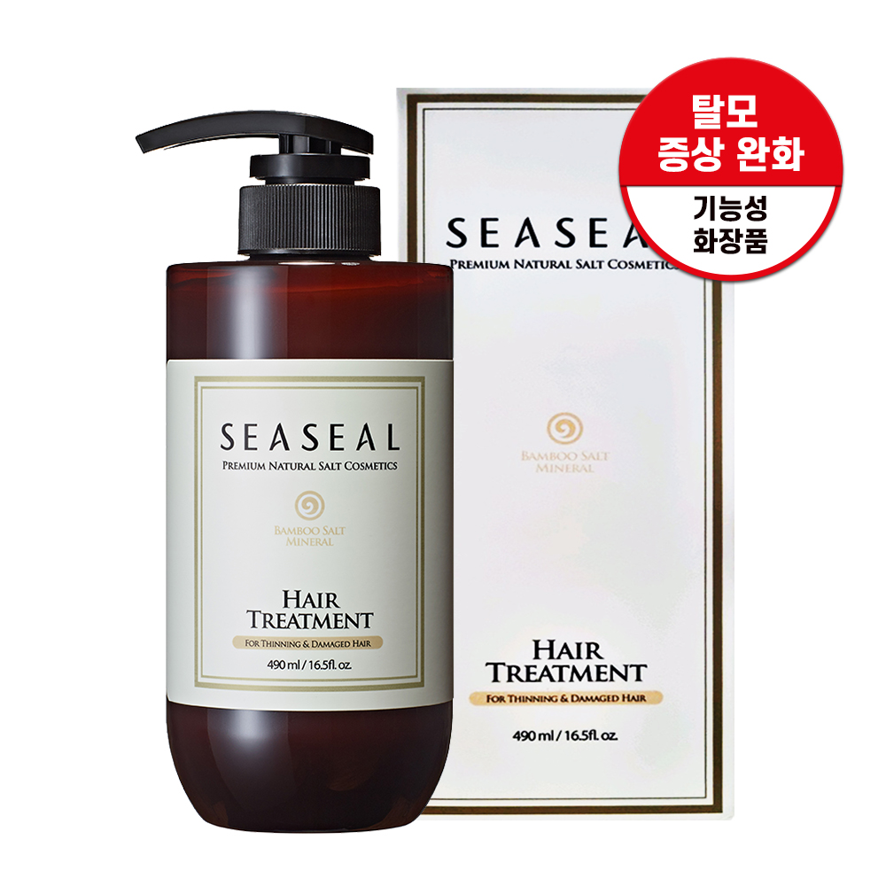 [씨실] 인산가 밤부솔트 미네랄 탈모 증상 완화 기능성 대나무수 죽염 트리트먼트 490ml