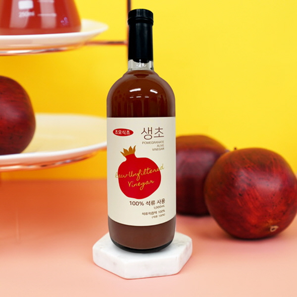 석류 초모식초 생초 석류 1000mL(조절마개포함)
