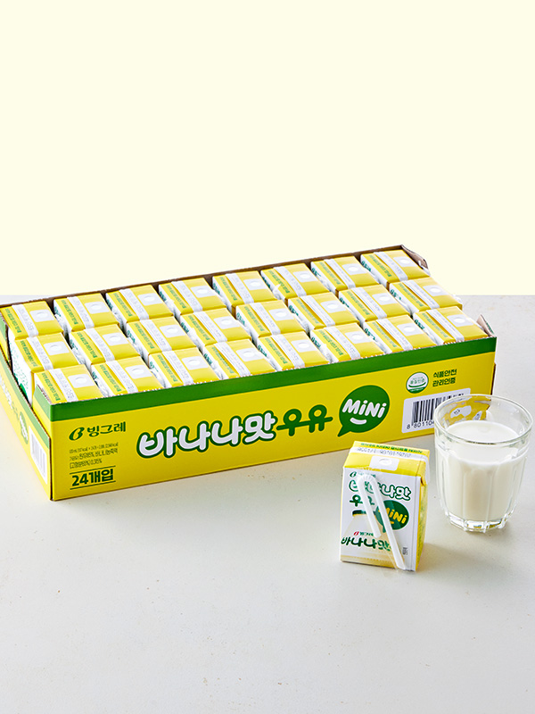 바나나맛 우유 MiNi(120ml x 24입)