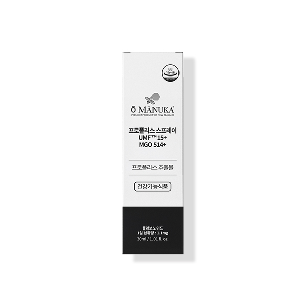 오마누카 프로폴리스 스프레이 MGO 514+ 30ml