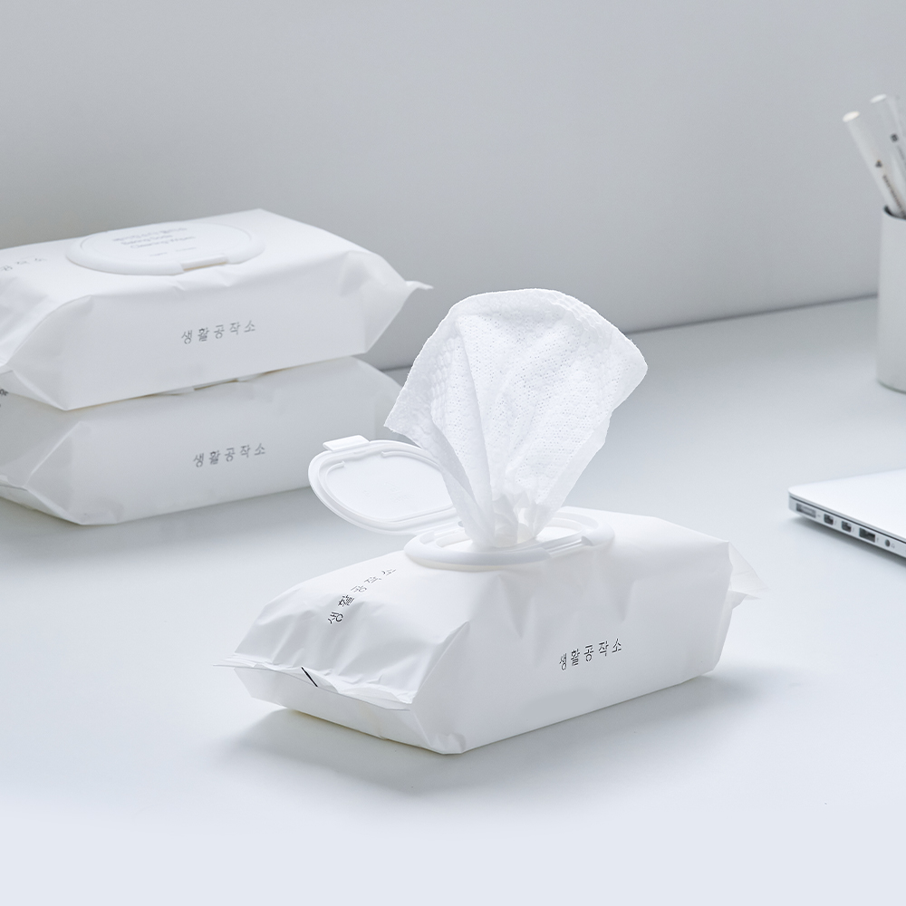 [생활공작소] 베이킹소다 물티슈 70매 x 6입/8입/10입