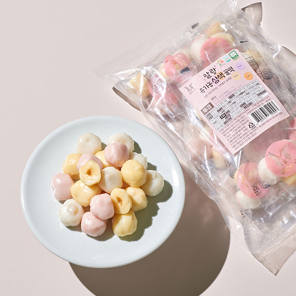 떡찌니 유기농 삼색 꿀떡(600g)