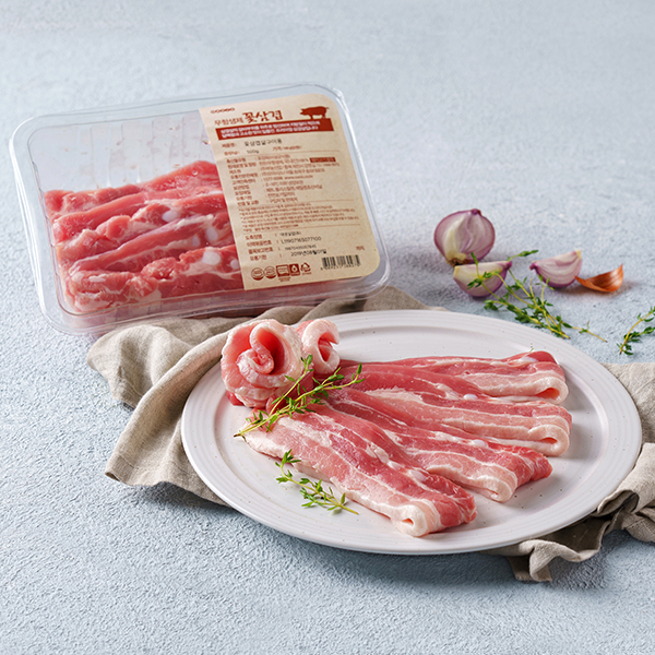 무항생제 꽃삼겹 (구이용, 500g)