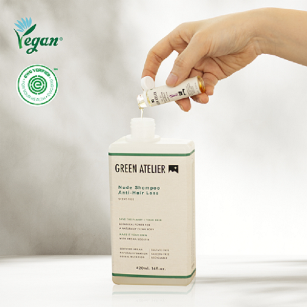 비건 인증 저자극 탈모케어 샴푸 420ml
