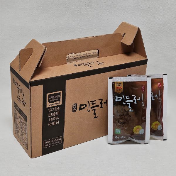 유기농 흰민들레즙 (100ml*20팩) 대표이미지 섬네일