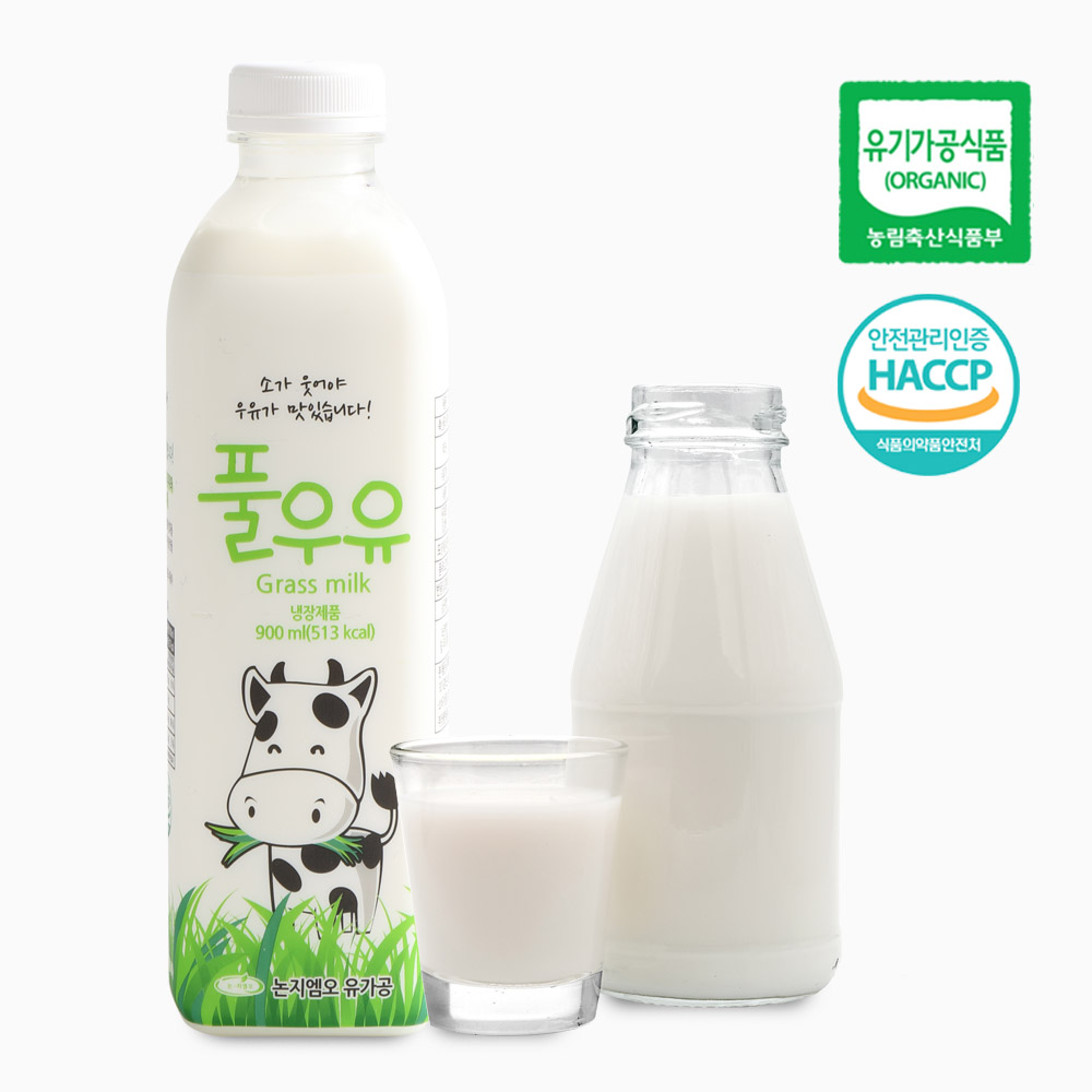 유기농 풀우유 (900ml x 4병) 대표이미지 섬네일