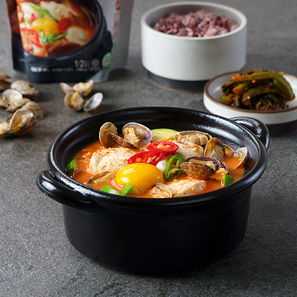 바지락 순두부 찌개 1봉(680g/냉장)