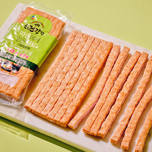 자연재료 그릴 김밥햄 (135g×2개) / CJ 더 건강한 