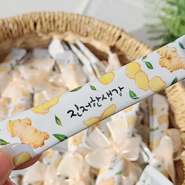 생강청 스틱 생강차 물한방울 넣지않은 수제청 16g x 10개입