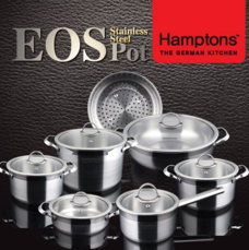 독일햄튼 EOS인덕션 3중바닥 냄비6종세트(HEOS-S6P)