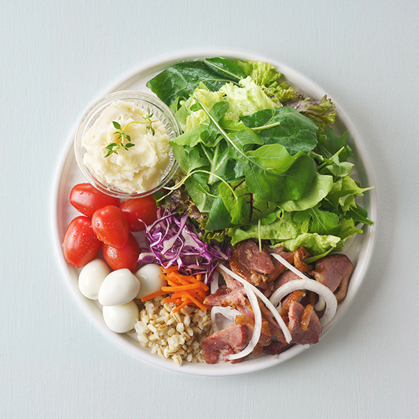 고구마메쉬와 훈제오리 샐러드 (300g/320kcal)
